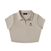 44 Lapel Crop Top